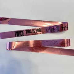 TWICE THIS IS FOR 東京ドーム 銀テープ ピンク2本 - メルカリ