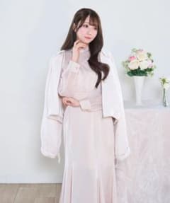 Rosé Muse Tweed zip blousonペールピンク ロゼミューズのサムネイル