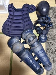 U*u様 ミズノ 硬式用 キャッチャー防具 大人用 4点セット 野球のサムネイル