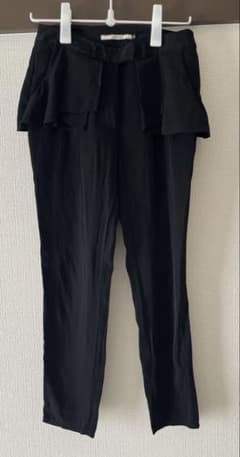 CORTEESWORKS ペプラムパンツ ブラック