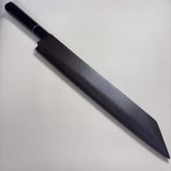 270mm 切付柳刃包丁 鏡面　黒檀黒水牛八角柄 刺身包丁 【全鋼】△ 270mm 切付柳刃包丁 鏡面 黒檀黒水牛八角柄 刺身包丁 【全鋼】鞘付き