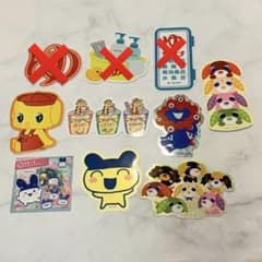 お茶犬・たまごっちetc. ステッカー　まとめ売り(7枚セット) ★即日発送★