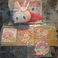 ♡サンリオ・マイメロディドデカパッチン・ステッカー・コースター♡