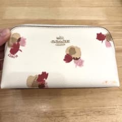 コーチ　coach  化粧ポーチ　花柄のサムネイル