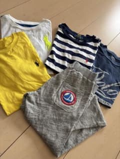 Thumbnail of RALPH LAUREN Tシャツセット+プチバトーパンツ　130サイズ