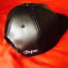 値下げ！STAMPD LA同型 Dopeスナップバック レザーキャップ 美品！！のサムネイル