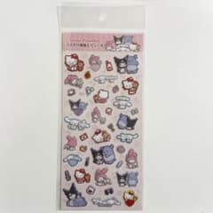 正規品 サンリオキャラクター ラメ入り樹脂もりシール MXいつもいっしょのサムネイル