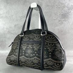 美品✨印傳屋 PRIDEN プライデン 甲州印伝 総柄 ハンドバッグ - メルカリ