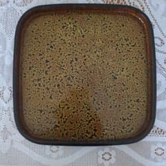 伝統的工芸品 両面津軽塗の四角い盆 - メルカリ