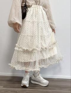 SHEIN FRIFUL ドット スカートのサムネイル