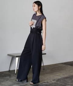 ダークグレー ブラック サロペット セット　selectMOCAのサムネイル