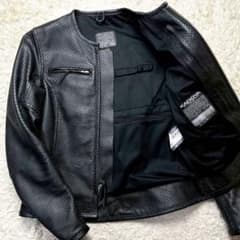 ◆極美品/背面プロテクター付◆KADOYA シングルライダース パンチングレザー ◇極美品/背面プロテクター付◇KADOYA シングルライダース パンチング