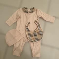 BURBERRY CHILDREN 6Mサイズ ピンクロンパース 3点セット - メルカリ