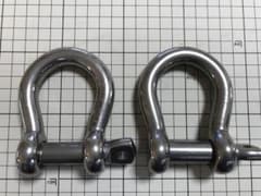 ステンレス製 シャックル 2個セットのサムネイル