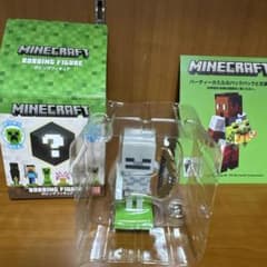 マインクラフト　Minecraft ボビングフィギュア　スケルトン　マイクラのサムネイル