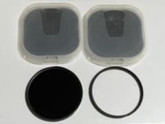 ジャンク品　傷あり　サイズ確認用　レンズフィルター 2枚セット　ケース付きのサムネイル