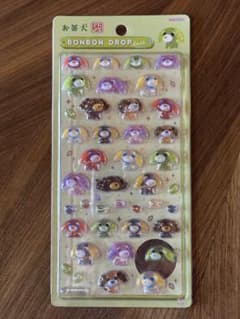 BONBON DROP シール 4枚セット お茶犬 柴犬他のサムネイル