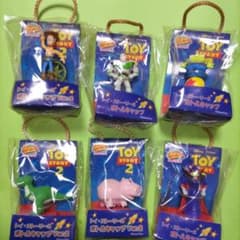 디즈니 토이 스토리 보틀 캡 6개 세트 당시 물건 SEGA