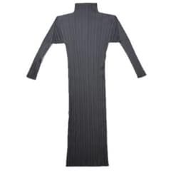 PLEATS PLEASE ロングワンピース グレー 4 PP04 - メルカリ