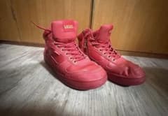 VANS レッド ハイカットスニーカーのサムネイル
