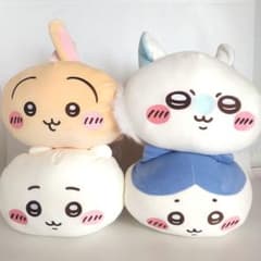 ちいかわ もっちるねそべりBIGぬいぐるみ ①② 各全2種計4体 2 - メルカリ