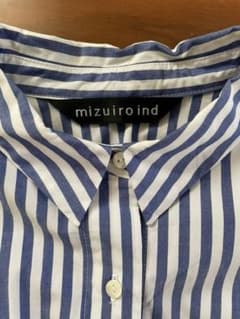 mizuiroind ストライプ フレアシャツのサムネイル