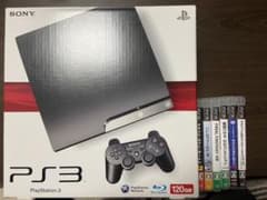 【値下げ】PS3 CECH-2100A  120GB+ソフト6本のサムネイル