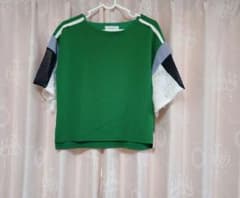 新品　タグ付き　DOLL UP OOPS 半袖　カットソー　メッシュ　ドッキング doll up oops - 新品 タグ付き DOLL UP OOPS 半袖 カットソー メッシュ
