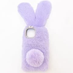 スマホケース iPhone14 iPhoneケース 紫 うさぎのサムネイル
