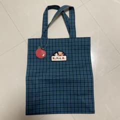 【familiar】ファミリア　トートバッグ　青　ファミリアチェックのサムネイル
