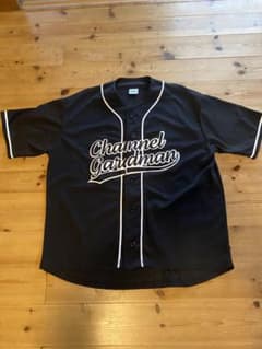 チャンネルがーどまんオフィシャルグッズ ベースボールシャツ ブラックのサムネイル