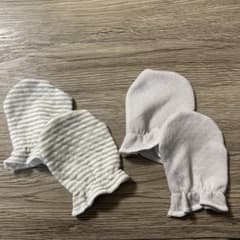 新生児　ベビー　ミトン2セットのサムネイル