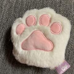 猫の肉球 ぬいぐるみ マスコット ホワイトのサムネイル