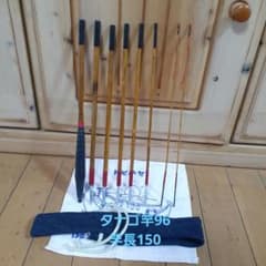 手作り　竹製　タナゴ竿　4本継ぎ+1 96 手作り 竹製 タナゴ竿 7本継ぎ+1 96 - メルカリ