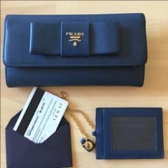 Prada サフィアーノ 長財布 箱、ギャランティカード有りのサムネイル