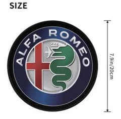 ALFA ROMEO ロゴ マウスパッド 20cmのサムネイル