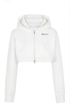 ANDWANG Kirakira Short Zip up white - メルカリ