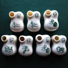 【崎陽軒】 ひょうちゃん　90個セット　原田治　オサムグッズ ひょうちゃん 80周年記念 崎陽軒 オサムグッズ 7個セット グリーン