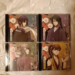 アニメ「薄桜鬼」幕末花風抄4枚セット 沖田総司 斎藤一 土方歳三 藤堂平助のサムネイル