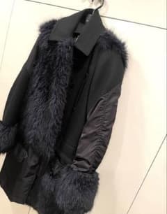 サカイ ファー付きミリタリーコート - メルカリ