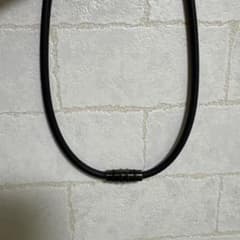磁気ネックレス ブラック シリコン製（ファイテン製）のサムネイル