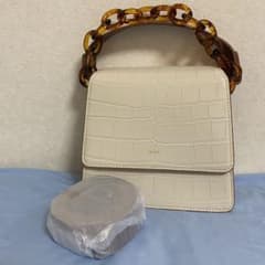 美品　JW PEI クロコ型ハンドルバッグのサムネイル
