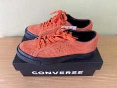 CONVERSE One Star スウェードスニーカー オレンジ