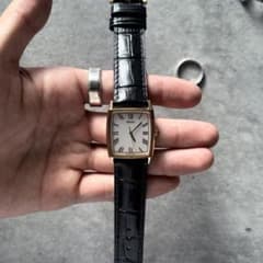 90s Vintage Seiko tank 腕時計 タンク ローマン文字盤 - メルカリ