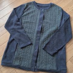 婦人服　ミセス　シニア 長袖カーディガン M-Lのサムネイル