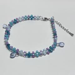 ハンドメイド ビーズアンクレット(足首用)のサムネイル