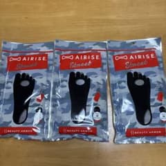 AIRISE Street エアライズ フットカバー ストリートブラック M