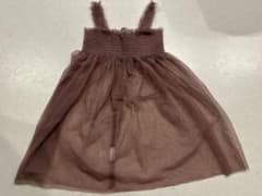 ブランシェス　チュールワンピース ピンク　100センチ　95センチのサムネイル