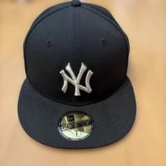New Era ニューヨークヤンキース 59FIFTY キャップ ブラックのサムネイル