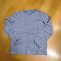 UNIQLO キッズ 長袖カットソー ブルー 160cm